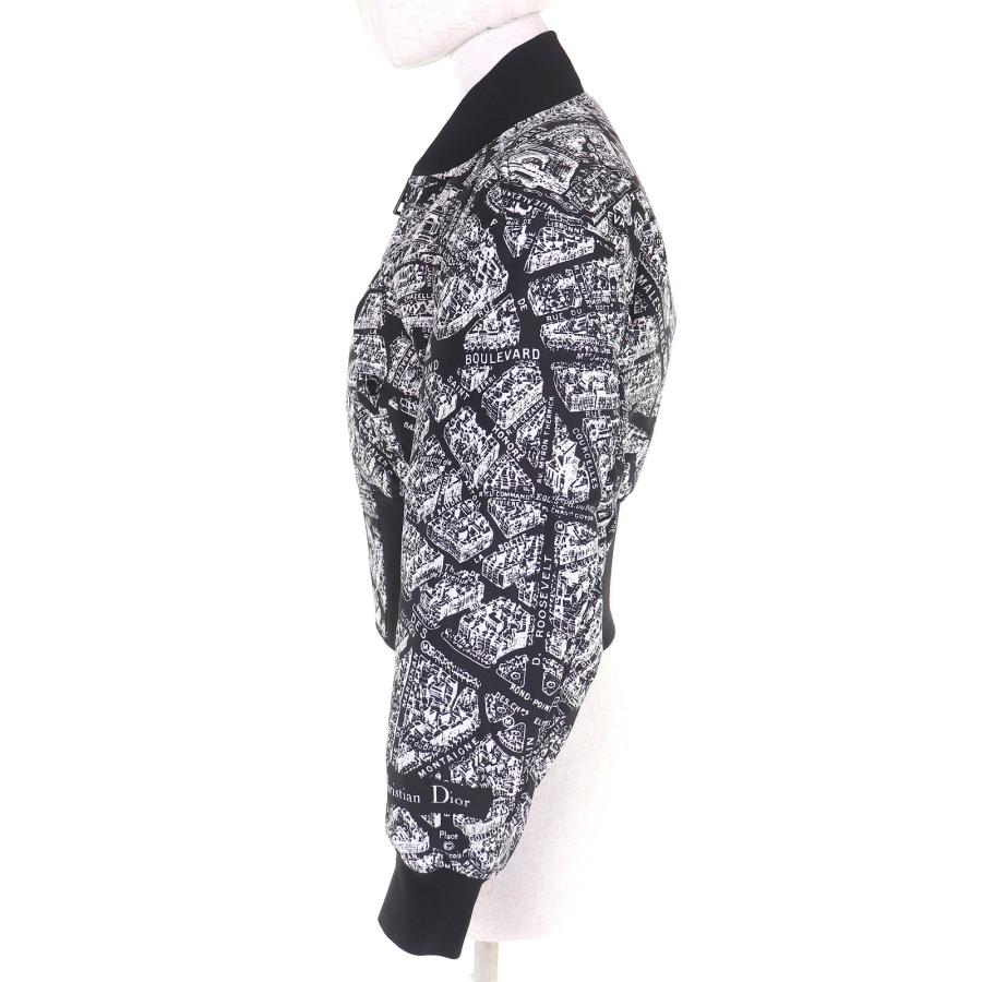 美品△Christian Dior クリスチャンディオール 2023年 327C14A2767 中綿入 クロップド ボンバージャケット 38 正規品の画像