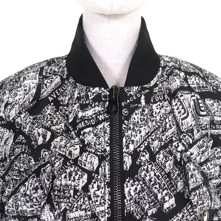美品△Christian Dior クリスチャンディオール 2023年 327C14A2767 中綿入 クロップド ボンバージャケット 38 正規品の画像