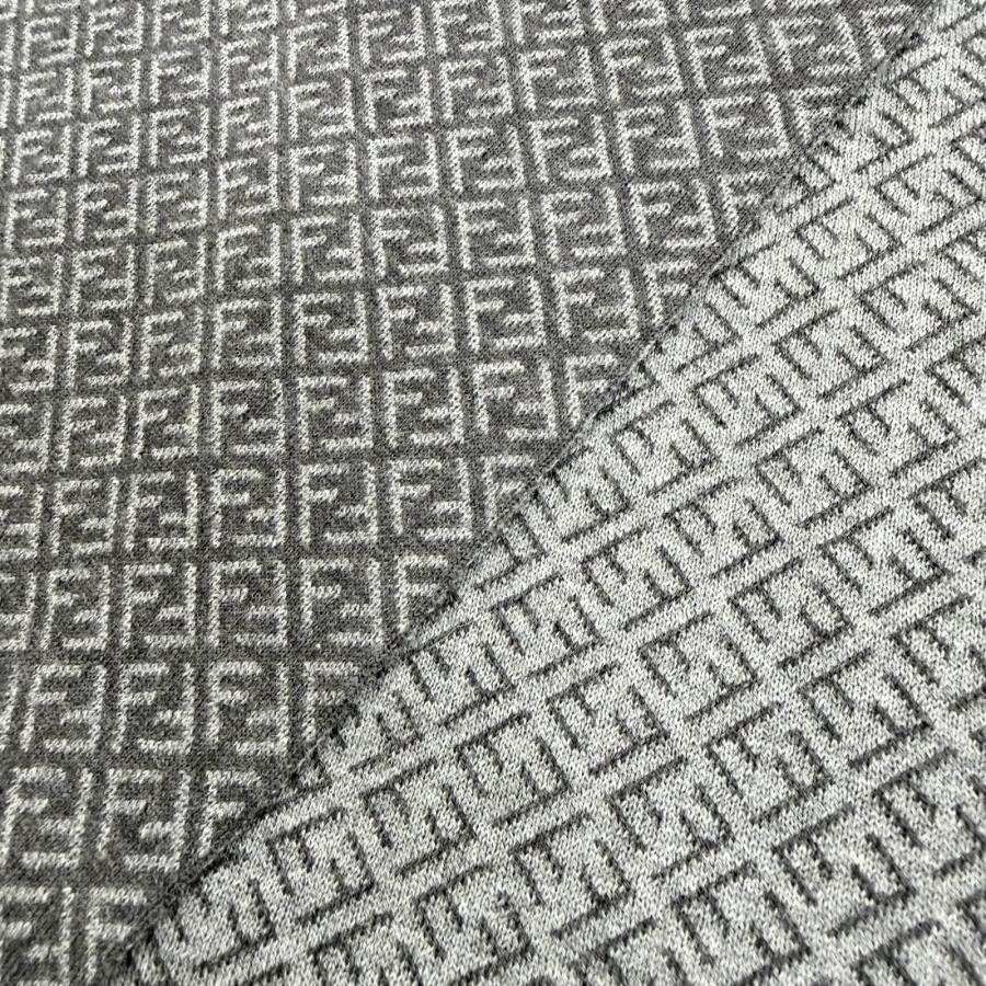 FENDI（フェンディ） 未使用品△FENDI ウール100％ マイクロズッカ柄
