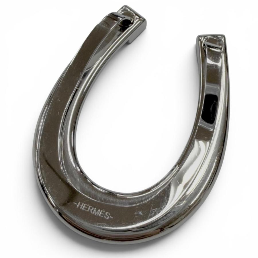 HERMES（エルメス） 良品□HERMES Hロゴ ホースシュー 馬蹄具 札ばさみ