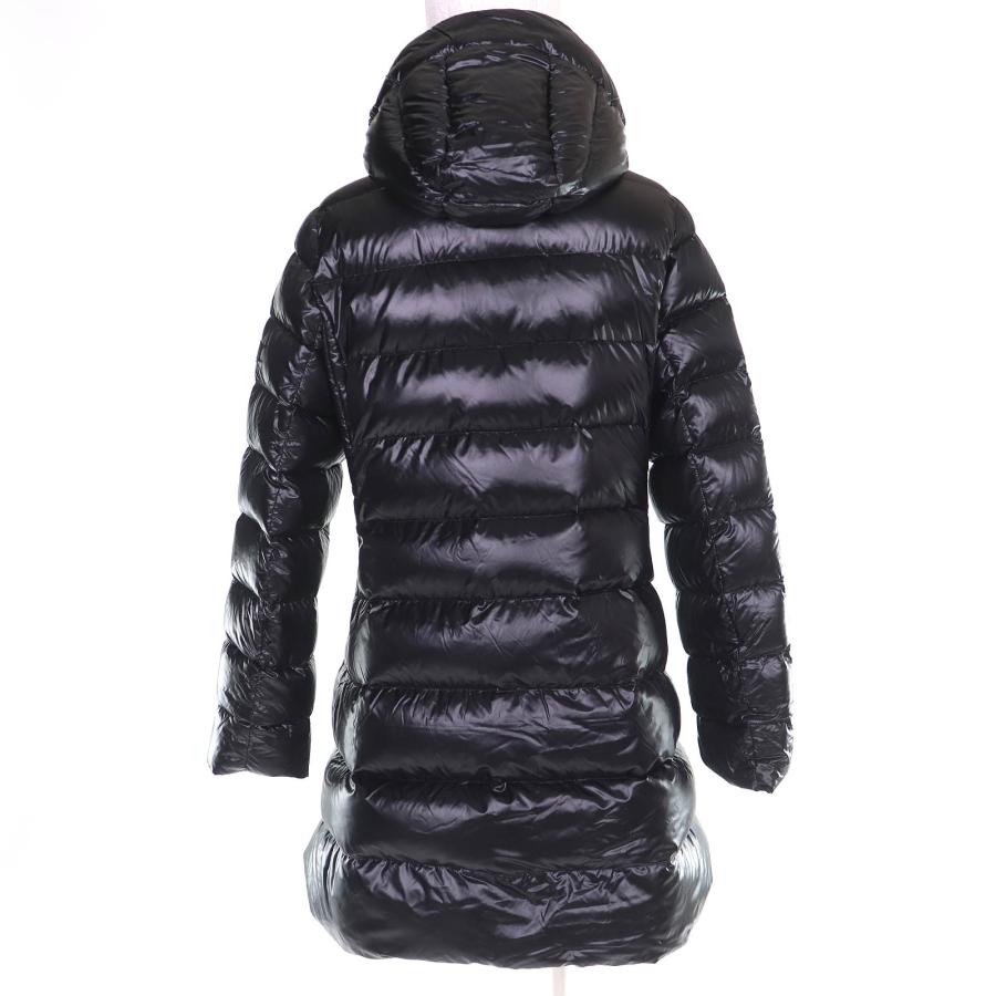 極美品△TATRAS タトラス 23AW LTAT23A4693-D BABILA バビラ ロゴワッペン フード付き ダウンコート ブラック 04 正規品 レディースの画像