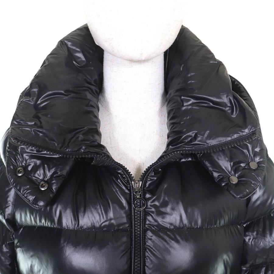 極美品△TATRAS タトラス 23AW LTAT23A4693-D BABILA バビラ ロゴワッペン フード付き ダウンコート ブラック 04 正規品 レディースの画像
