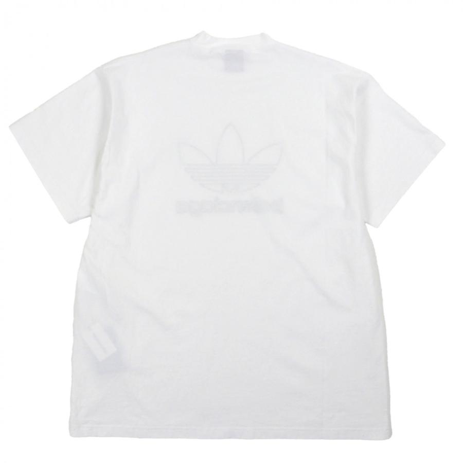 未使用品 BALENCIAGA adidas バレンシアガ アディダス 723976 TNVN8 ロゴ刺繍 ショートスリーブ 半袖Tシャツ ...