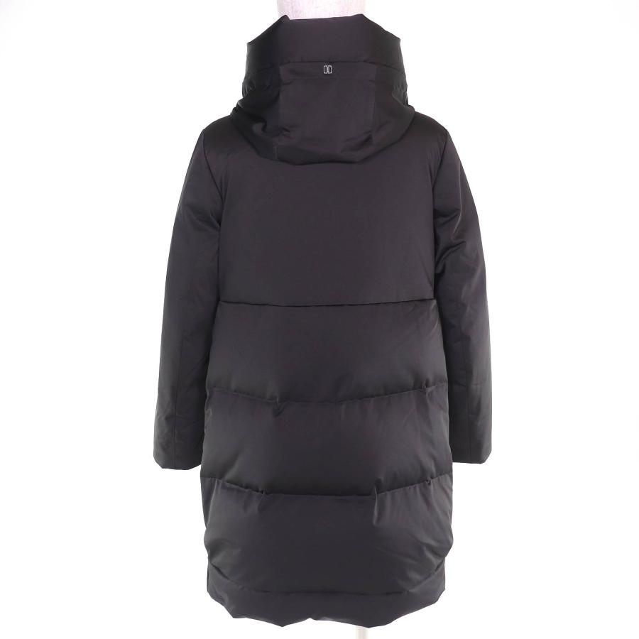 極美品△DUNO デュノ TALIA M MESTRE タリア フード付き ジップアップ ダウンコート ダークグレー系 42 正規品 レディース オススメ◎