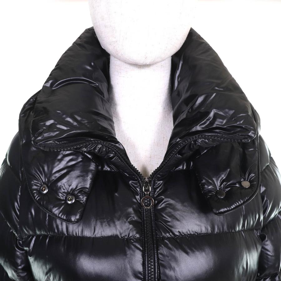極美品△TATRAS タトラス 23AW LTAT23A4693-D BABILA バビラ ロゴワッペン フード付き ダウンコート ブラック 03 正規品 レディース_3
