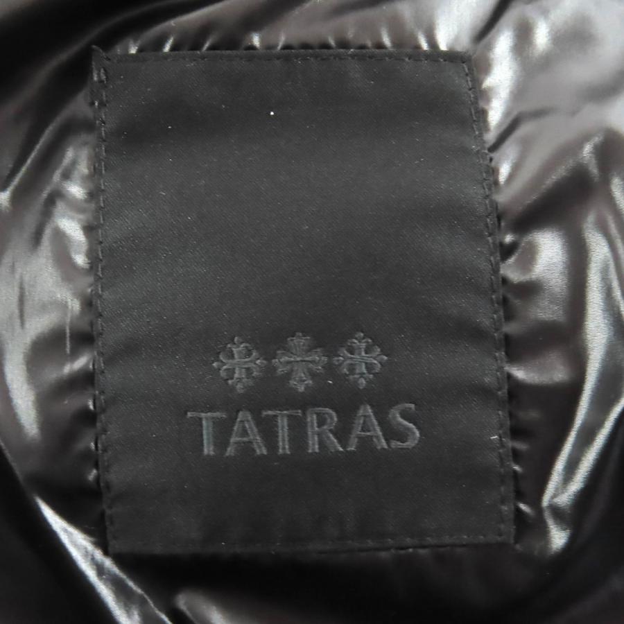 極美品△TATRAS タトラス 23AW LTAT23A4693-D BABILA バビラ ロゴワッペン フード付き ダウンコート ブラック 03 正規品 レディースの画像