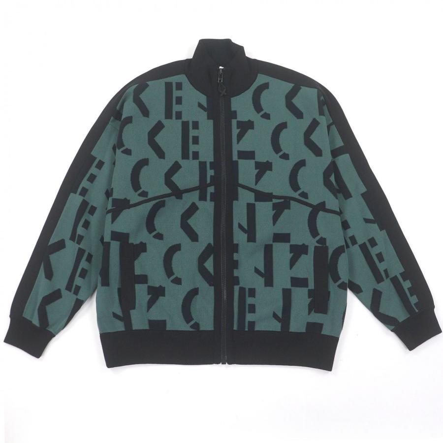 KENZO（ケンゾー） 極美品□KENZO ロゴ総柄 ドライバーズニット