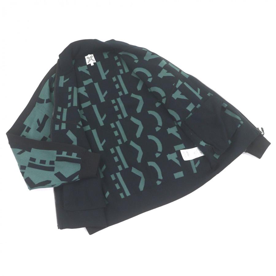 KENZO（ケンゾー） 極美品□KENZO ロゴ総柄 ドライバーズニット