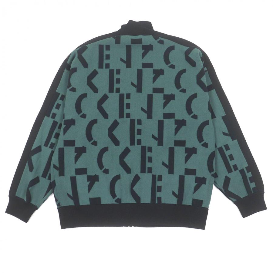美品 KENZO ケンゾー ウール ノーカラー チャイナ ジャケット M エルカ KENZO（ケンゾー） 極美品□KENZO ロゴ総柄 ドライバーズニット