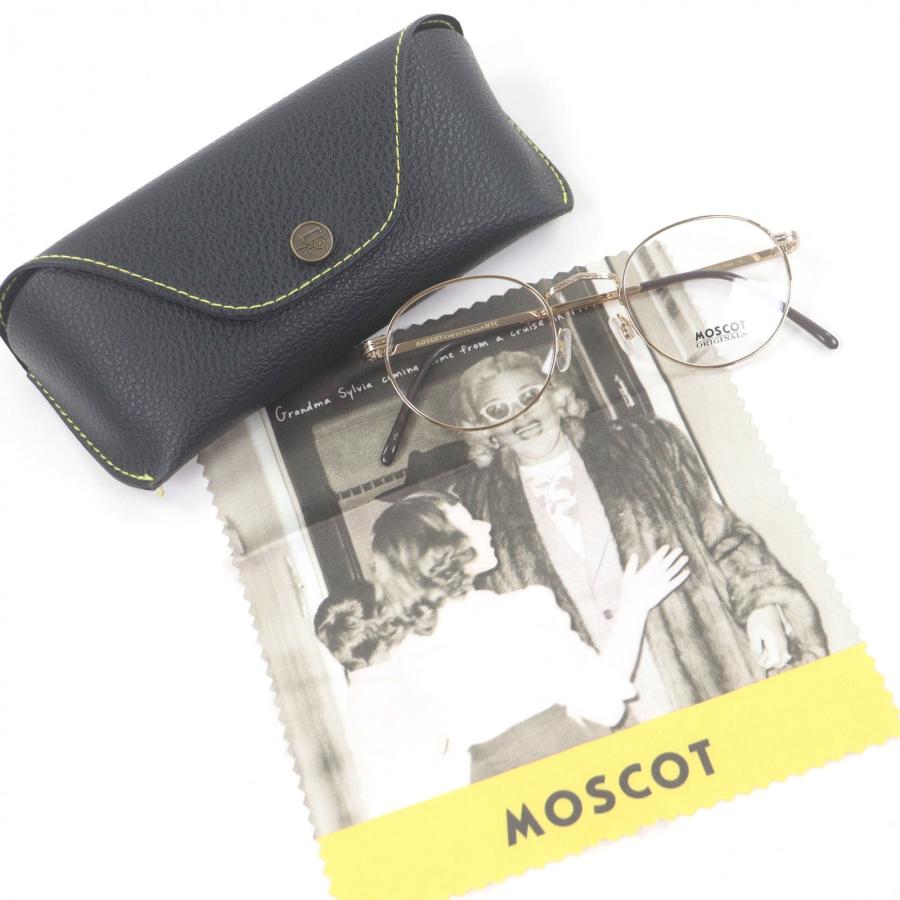 極美品□MOSCOT モスコット DOV ドーブ ラウンドフレーム メガネ 眼鏡