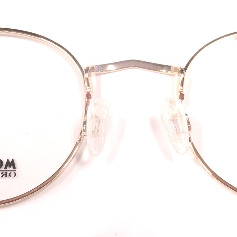 極美品□MOSCOT モスコット DOV ドーブ ラウンドフレーム メガネ 眼鏡 アイウェア ゴールド 48□21-145 デモレンズ ケース付き メンズ 極美品□MOSCOT モスコット DOV ドーブ ラウンドフレーム メガネ 眼鏡