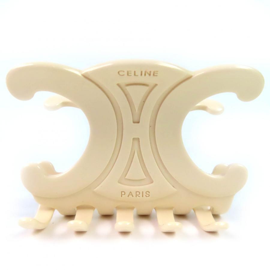 CELINE（セリーヌ） 極美品△CELINE 46Y856IAS ラージ ヘアクロー