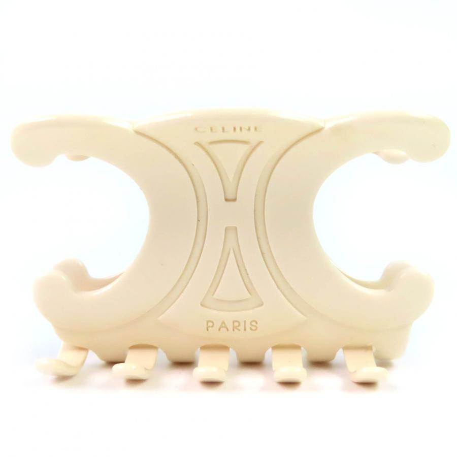 CELINE（セリーヌ） 極美品△CELINE 46Y856IAS ラージ ヘアクロー