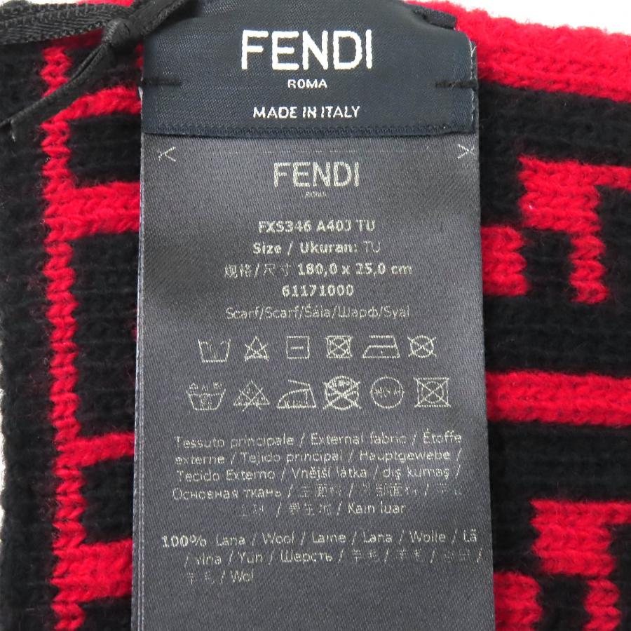 FENDI（フェンディ） 未使用品△FENDI FXS346 ウール100％ FFロゴ