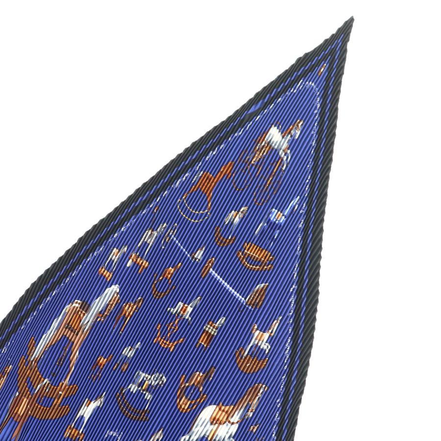 HERMES（エルメス） 極美品☆HERMES カレ90 青い木馬 シルク100