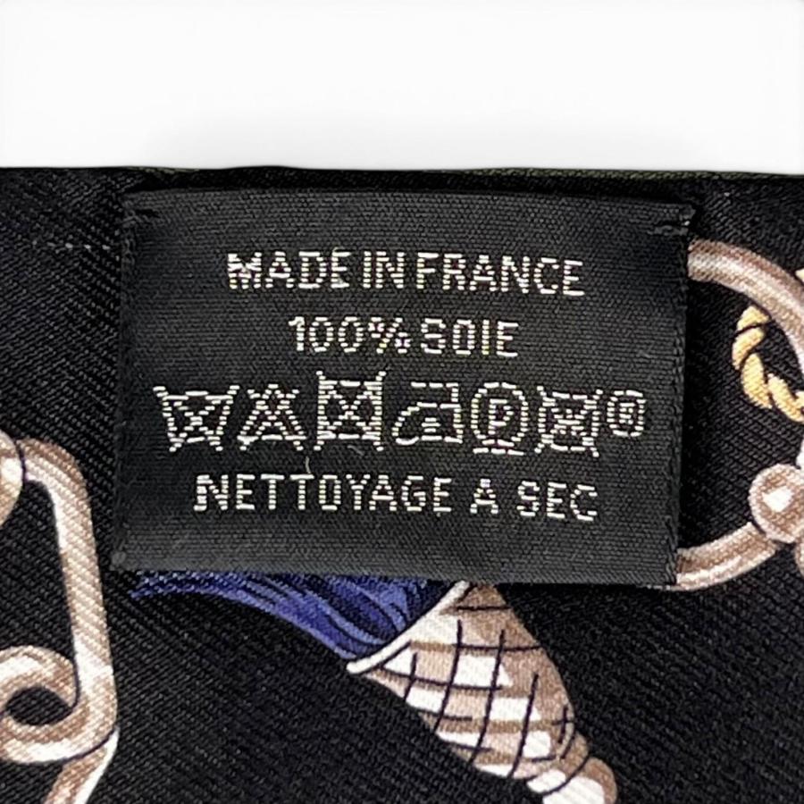 【極美品】HERMES ツイリースカーフ　シルク100% タグ付き　現行モデル HERMES（エルメス） 極美品△HERMES ツイリー セ・ラ・フェット シルク