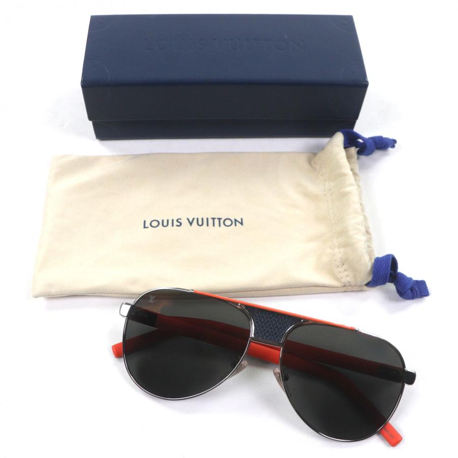 ルイ・ヴィトン サングラス Z0340U ダミエ パイロット ブラック LOUIS VUITTON（ルイ・ヴィトン） 美品▽LOUIS VUITTON 2019年製