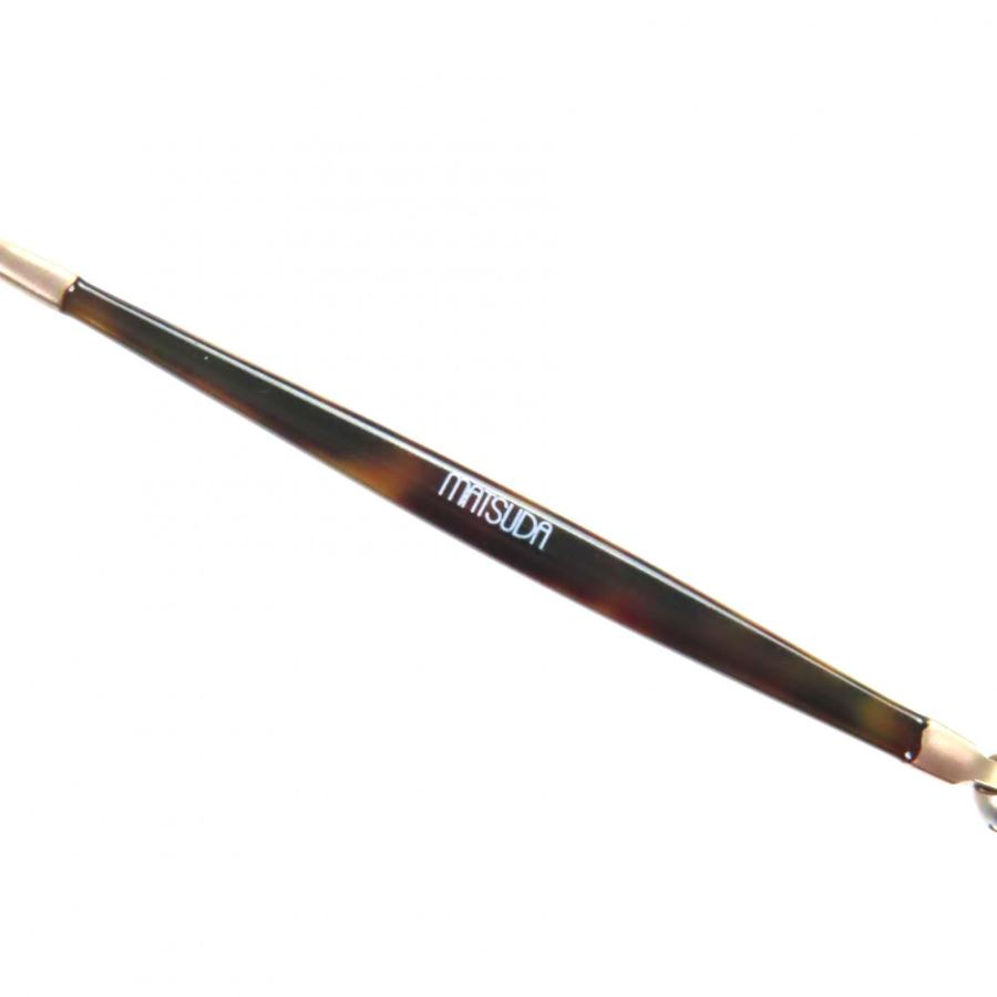 極美品▽MATSUDA マツダ 2903H 43 MGP-MBK メタル マーブル アイウェア