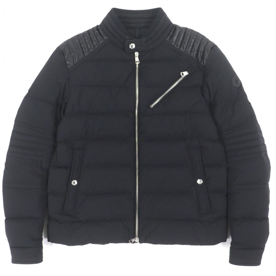 美品✨モンクレール　SAMALENS サマレンス　3　ブラック MONCLER（モンクレール） 美品▽MONCLER SAMALENS サマランス レザー