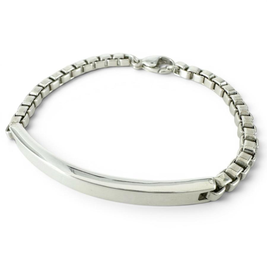 【極美品】ティファニー SV925　ベネチアンリンク ID ブレスレット TIFFANY&Co.（ティファニー） 極美品△TIFFANY&Co. ベネチアン リンク