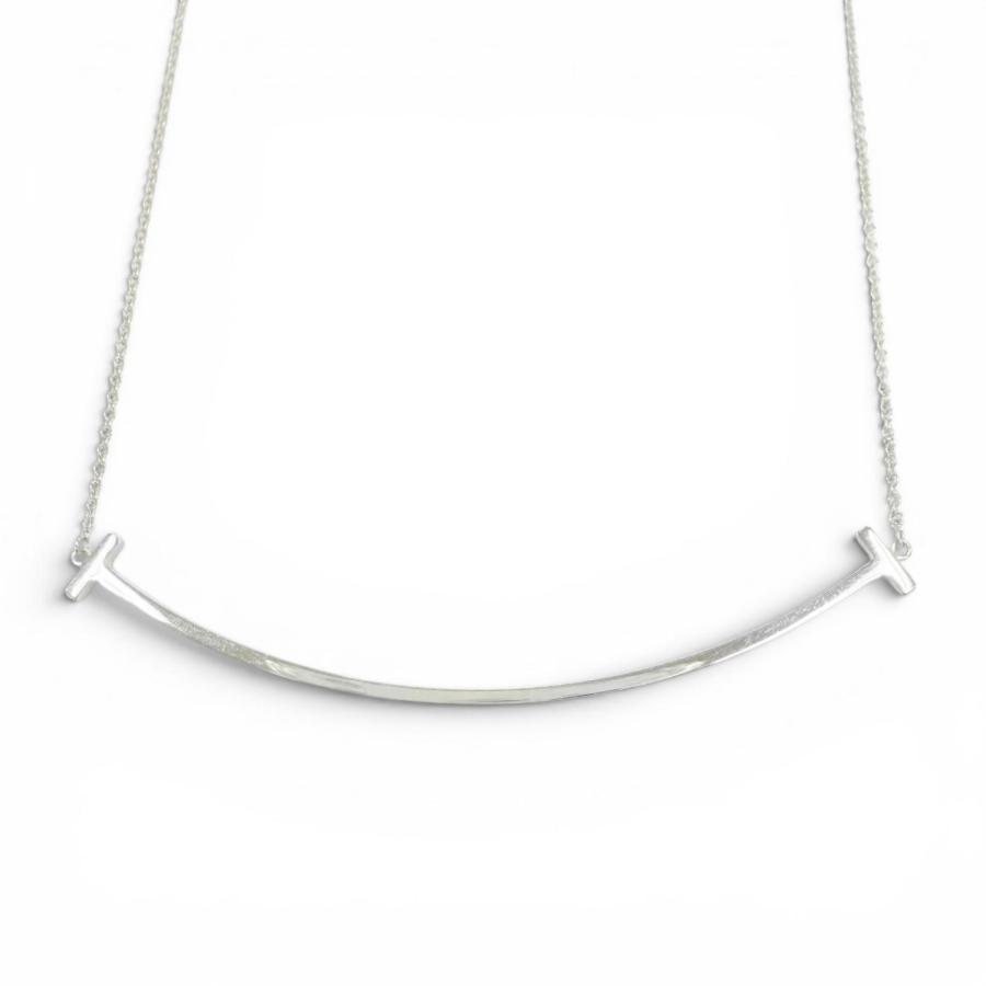 TIFFANY&Co AG925 シルバーネックレス TIFFANY&Co.（ティファニー） 美品◇TIFFANY&Co. Tスマイル ペンダント