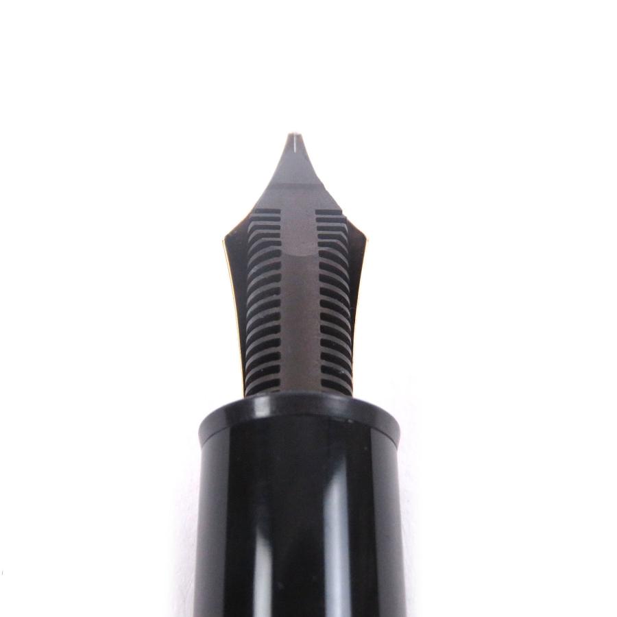美品□MONTBLANC モンブラン マイスターシュテュック 149 ペン先18K キャップ式 万年筆 ブラック ゴールド ドイツ製 メンズオススメ◎_4
