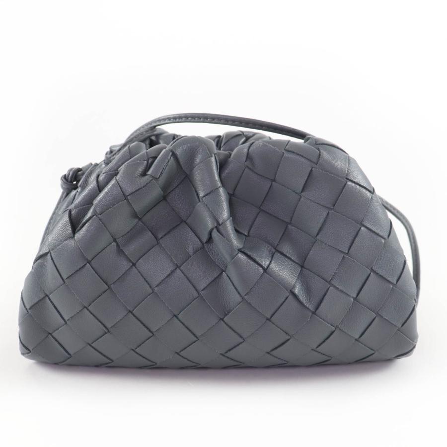 BOTTEGA VENETA 黒✖︎グレー ケース 美品 極美品☆BOTTEGAVENETA ボッテガヴェネタ 585852 ミニ ザ・ポーチ