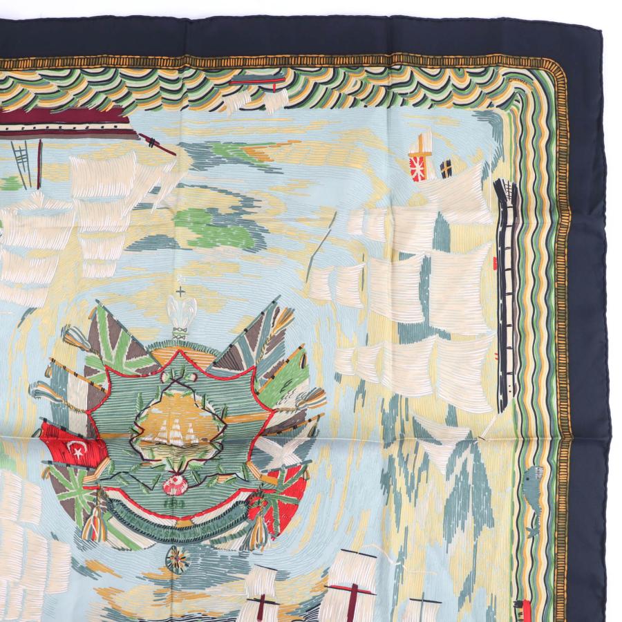 HERMES（エルメス） 未使用品☆HERMES カレ90 HENRY F SMITH SAILOR