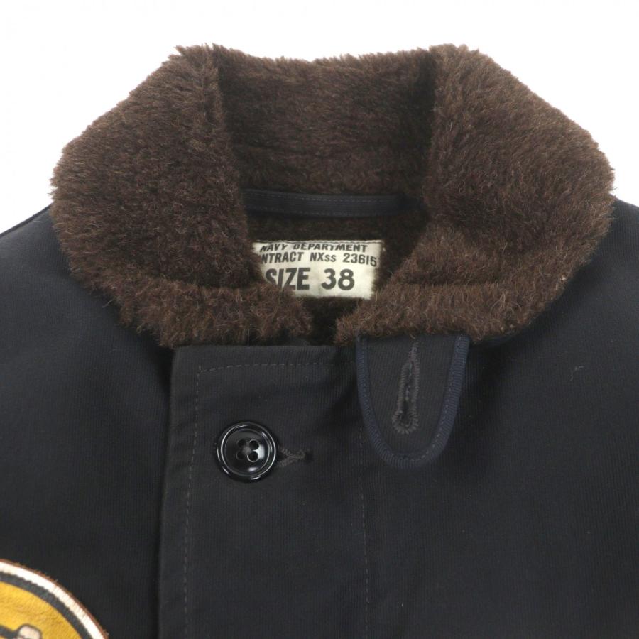 美品▽The REAL McCOY'S ザリアルマッコイズ ワッペン付き ジップ