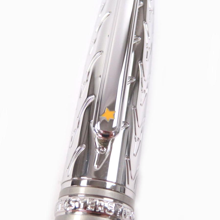 美品□MONTBLANC モンブラン マイスターシュテュック ル・プティ・プランス リテール ドゥエ 星の王子さま ボールペン シルバー ネイビー_7
