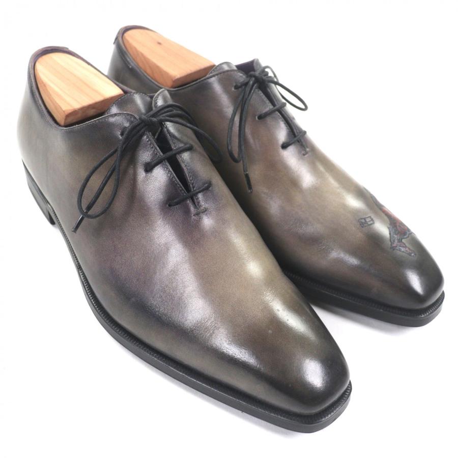 極美品▽Berluti ベルルッティ アレッサンドロ タトゥー 馬 午