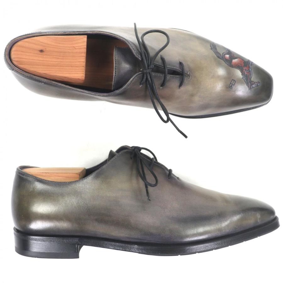 極美品▽Berluti ベルルッティ アレッサンドロ タトゥー 馬 午