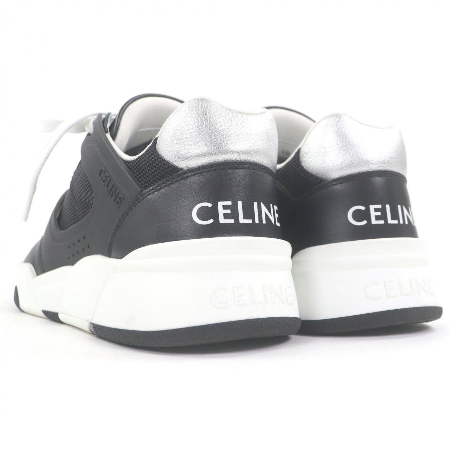 CELINE（セリーヌ） 極美品□CELINE TRAINER ロゴ入り レザー