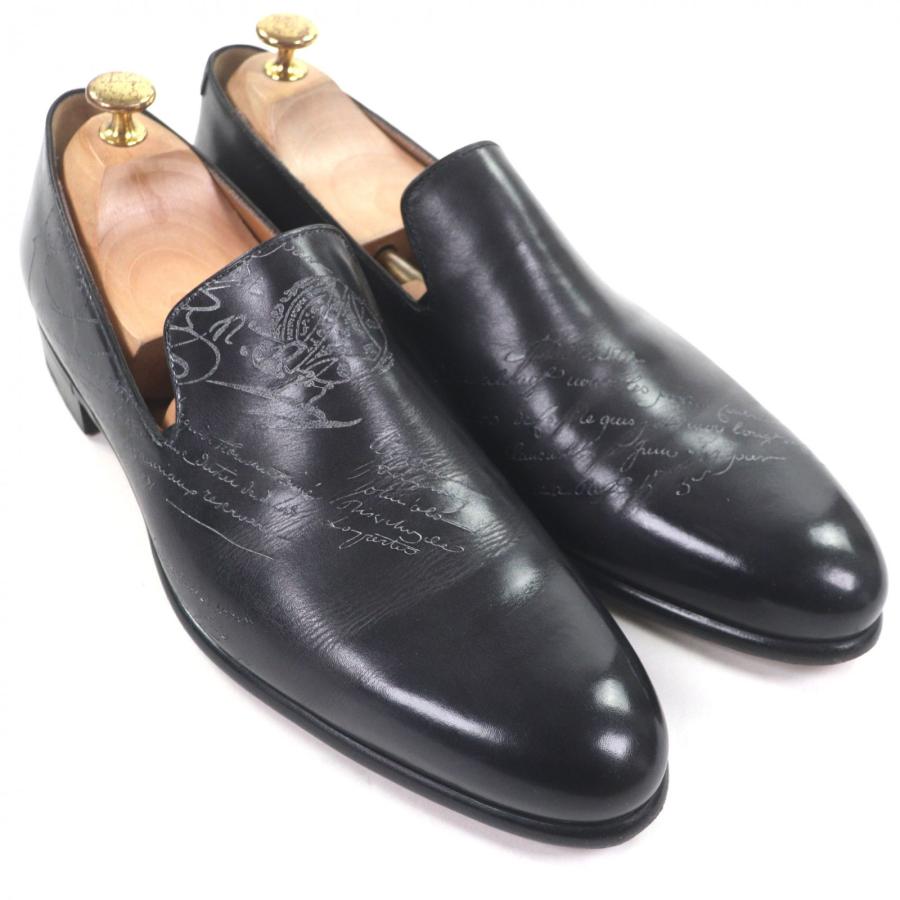 美品▽BERLUTI ベルルッティ ガレ カーシブ スリッパ ヴェネチアカーフ