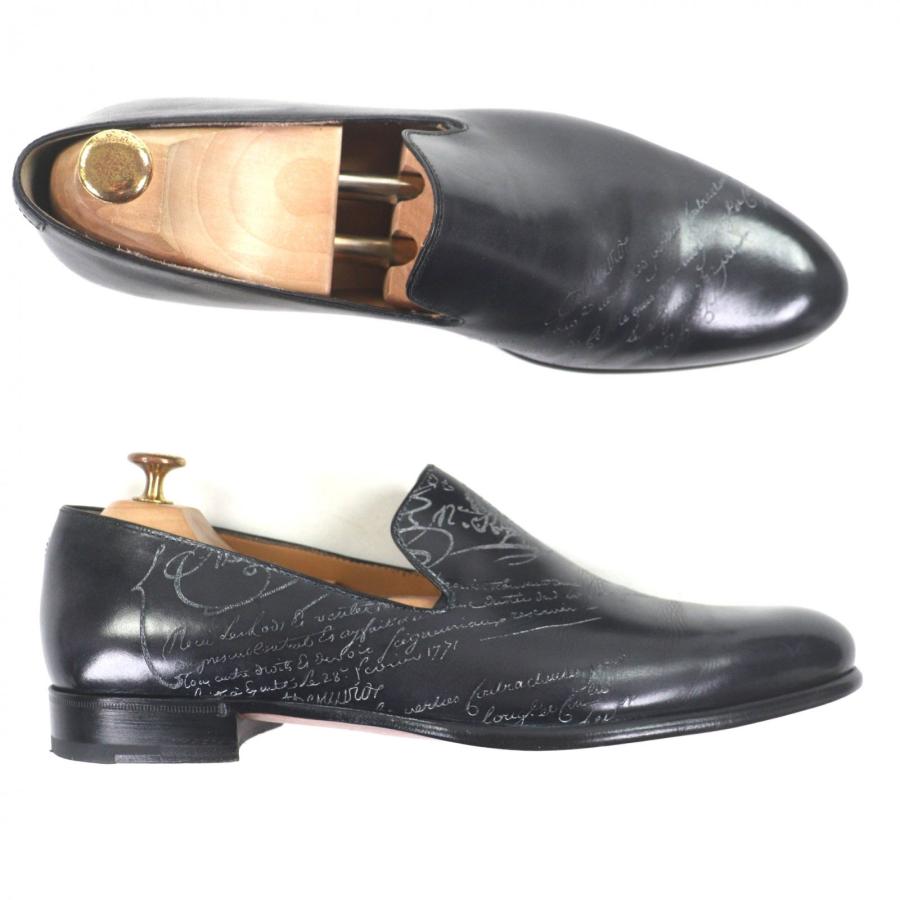美品▽BERLUTI ベルルッティ ガレ カーシブ スリッパ ヴェネチアカーフ
