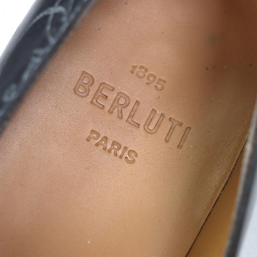 美品▽BERLUTI ベルルッティ ガレ カーシブ スリッパ ヴェネチアカーフ