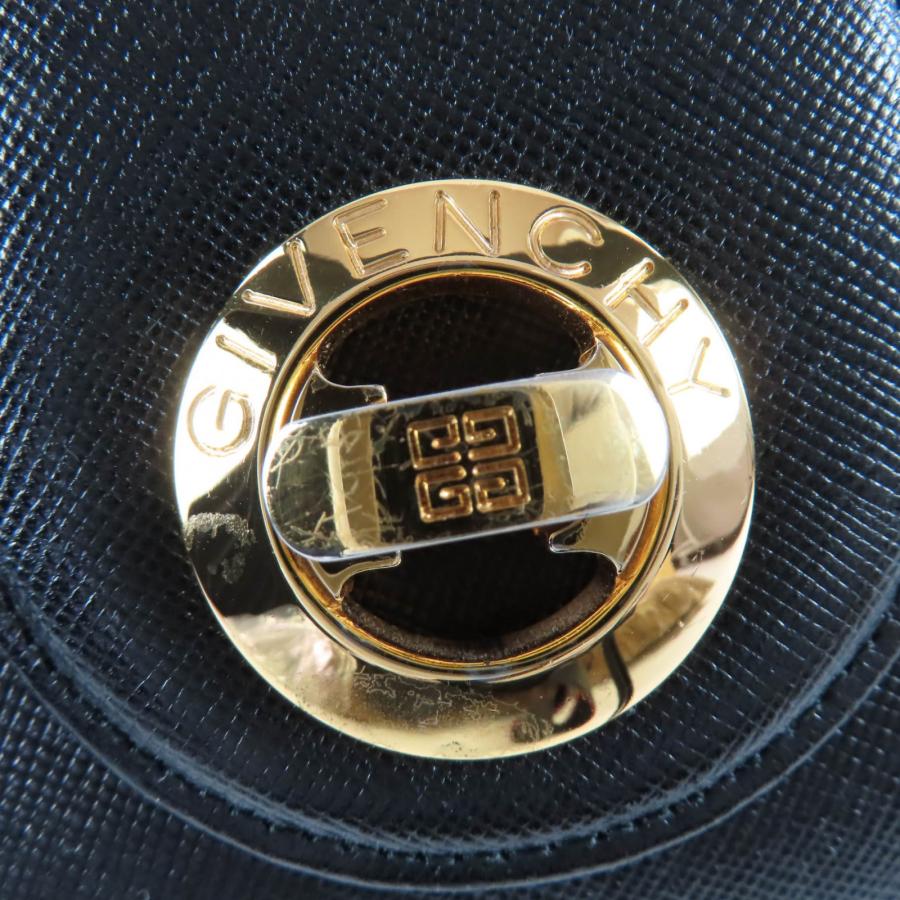 美品☆GIVENCHY ジバンシィ ヴィンテージ ターンロック レザー