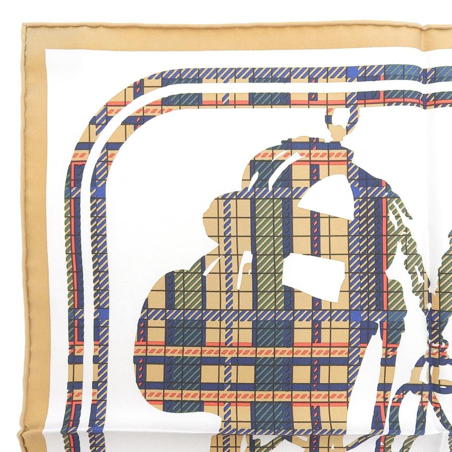 【新品未使用】エルメス 式典用馬勒 BRIDES de GALA カレ45 HERMES（エルメス） 極美品△HERMES カレ45 BRIDES de GALA 式典用馬勒