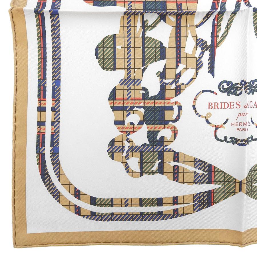 【新品未使用】エルメス 式典用馬勒 BRIDES de GALA カレ45 HERMES（エルメス） 極美品△HERMES カレ45 BRIDES de GALA 式典用馬勒