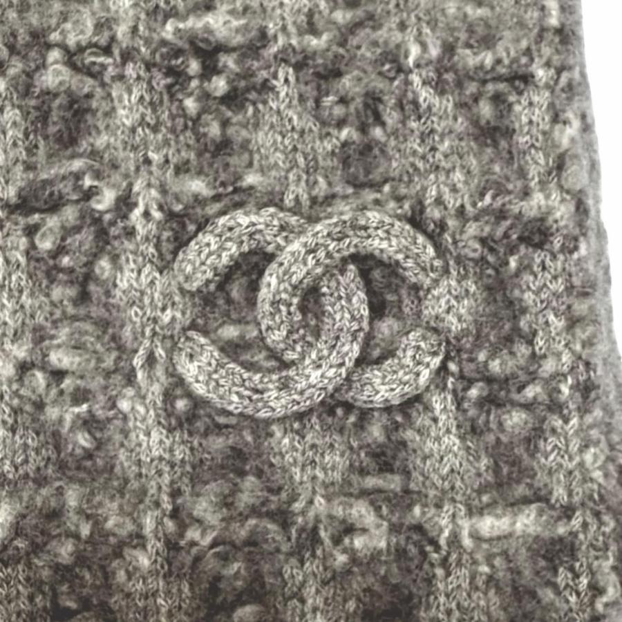 CHANEL（シャネル） 美品◇CHANEL 17B カシミヤ シルク ココマーク装飾