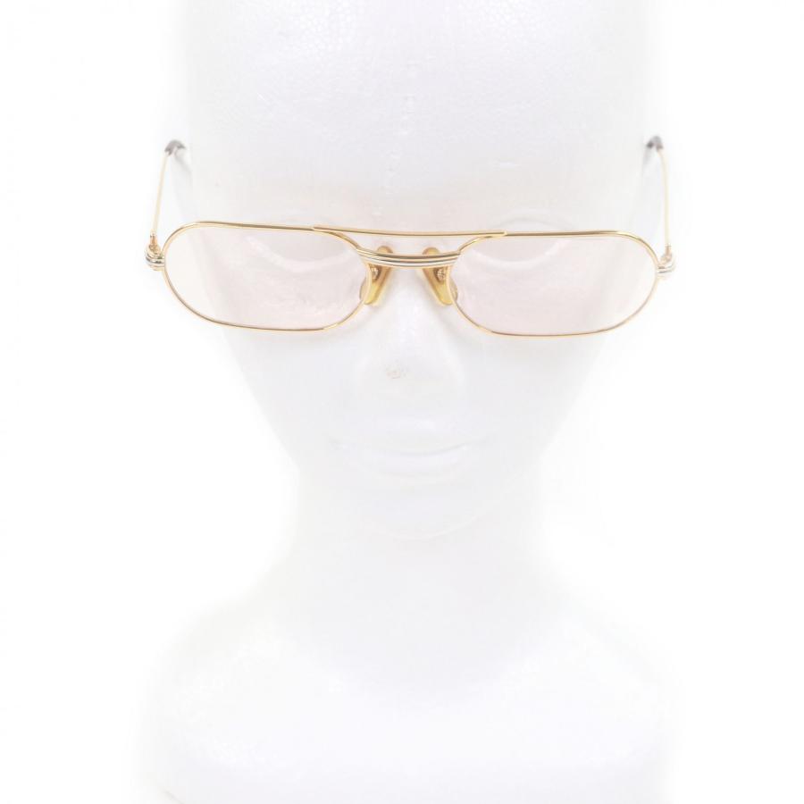 Cartier（カルティエ） 良品□Cartier トリニティ ツーブリッジ メガネ