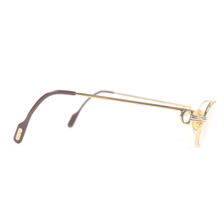 Cartier（カルティエ） 良品□Cartier トリニティ ツーブリッジ メガネ