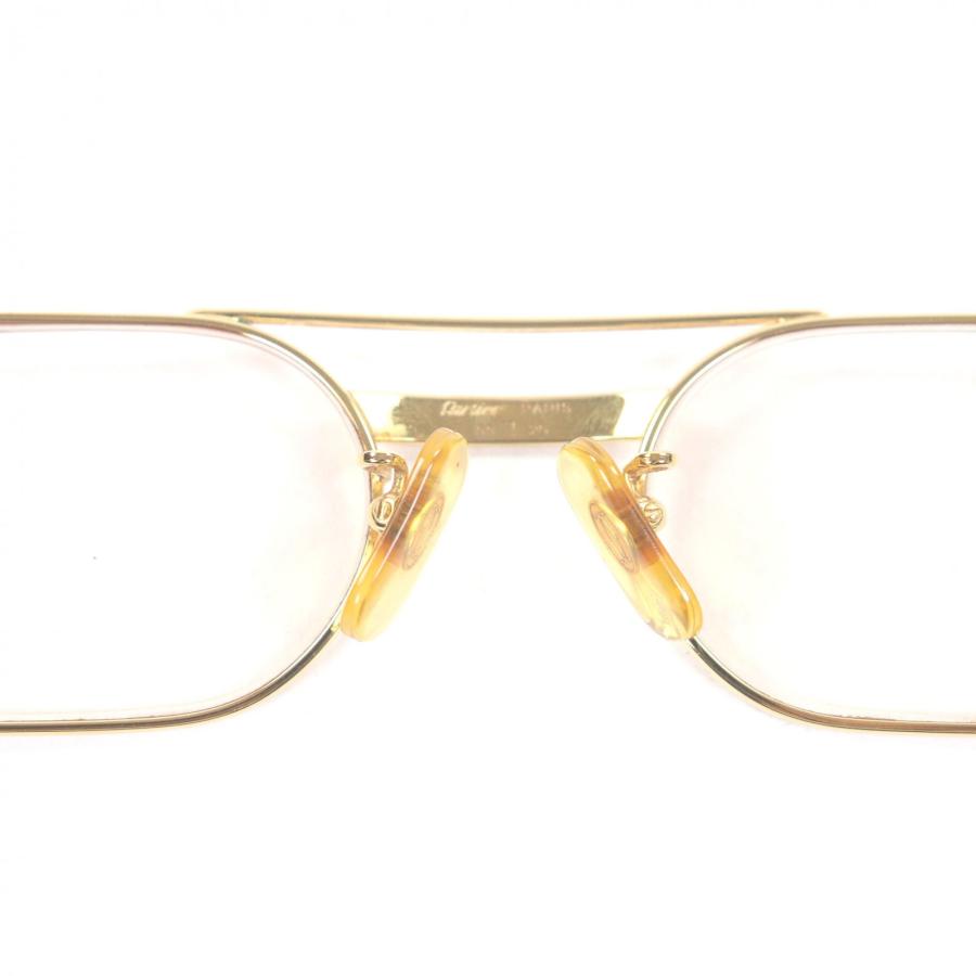 Cartier（カルティエ） 良品□Cartier トリニティ ツーブリッジ メガネ