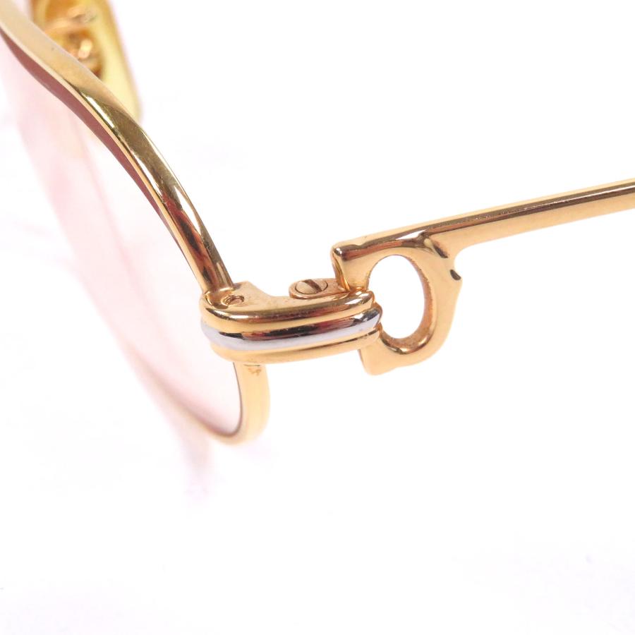 Cartier（カルティエ） 良品□Cartier トリニティ ツーブリッジ メガネ