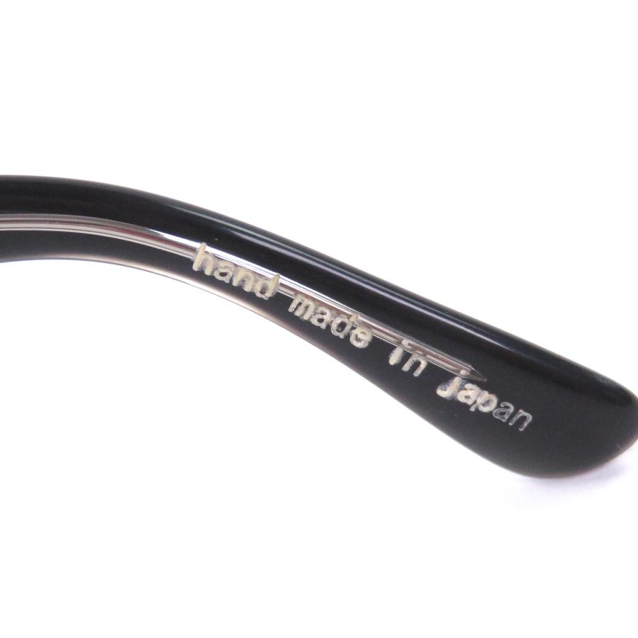 美品□EFFECTOR NEIGHBORHOOD エフェクター ネイバーフッド Prot ウェリントン メガネ 眼鏡 アイウェア ブラック クリア 度入り 日本製