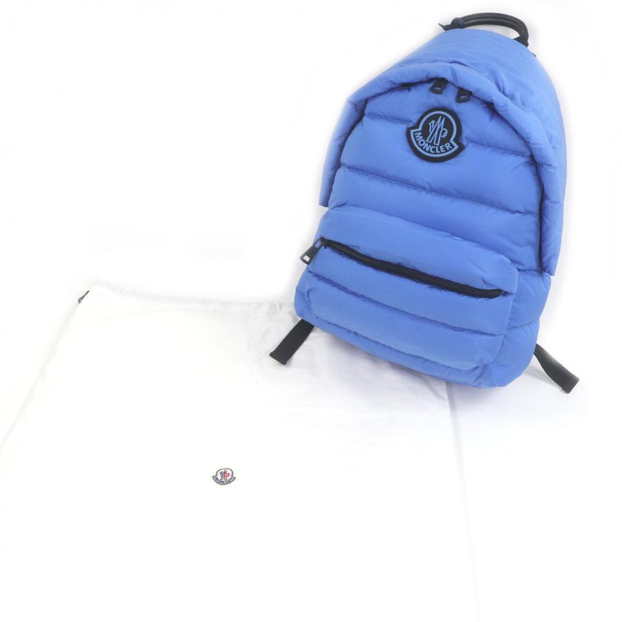 美品□MONCLER モンクレール LEGERE BACKPACK ダウン入り ロゴワッペン 