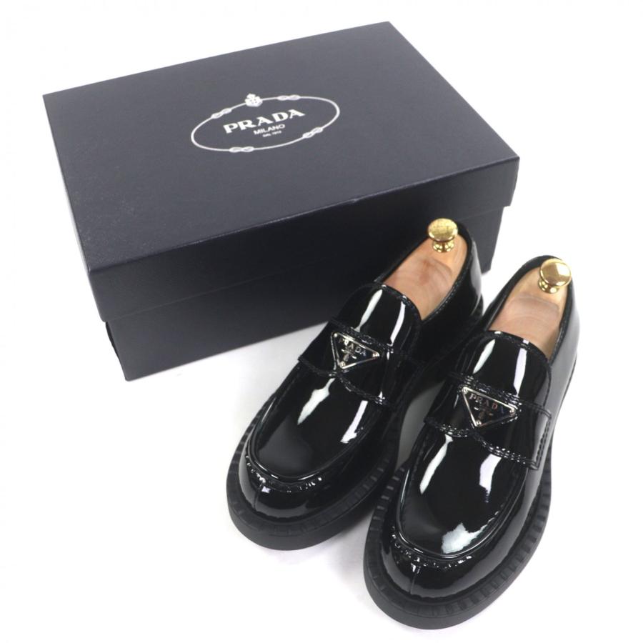PRADA（プラダ） 未使用品▽PRADA 2DE127 チョコレート パテントレザー