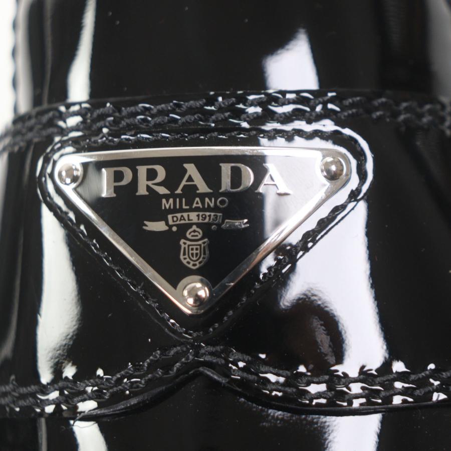 PRADA（プラダ） 未使用品▽PRADA 2DE127 チョコレート パテントレザー