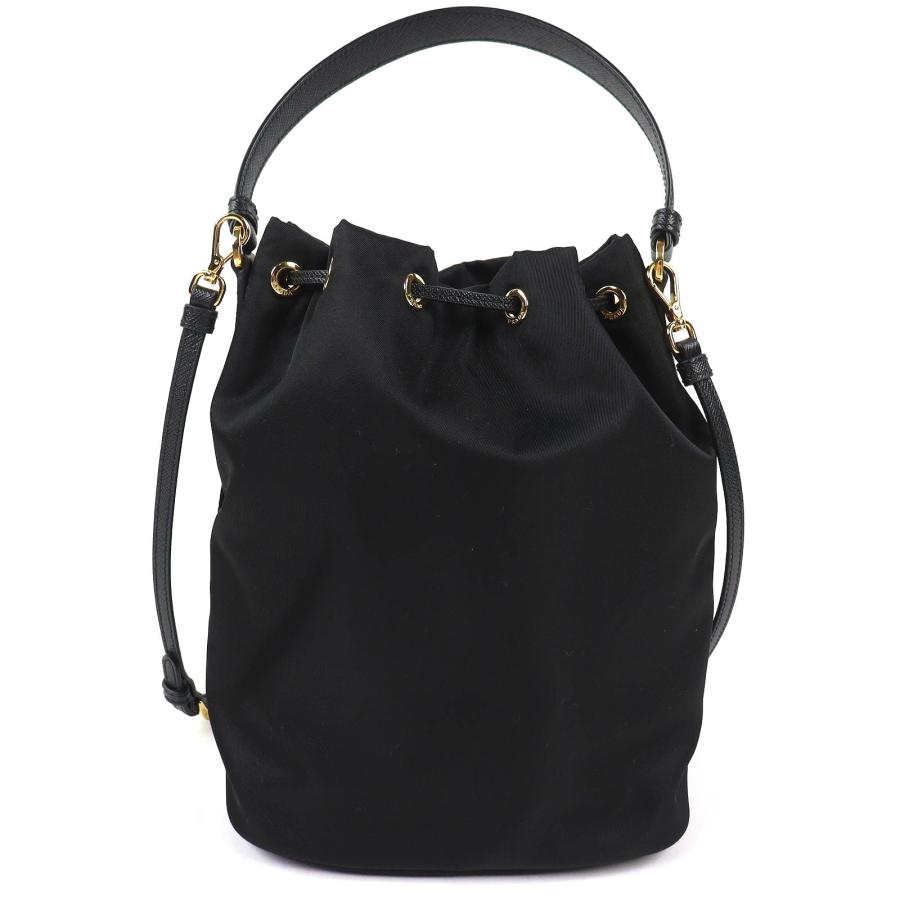 PRADA（プラダ） 極美品△PRADA 1BH038 デュエット トライアングルロゴ