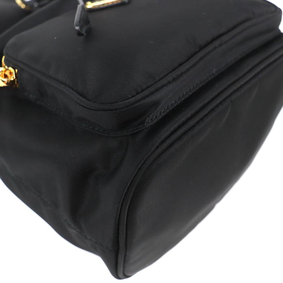 PRADA（プラダ） 極美品△PRADA 1BH038 デュエット トライアングルロゴ